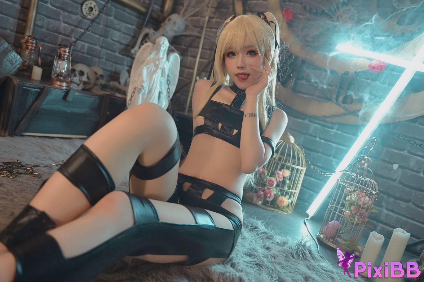 Cosplayer Titanium alloy TiTi Yinglili corset PixiBB.COM 013