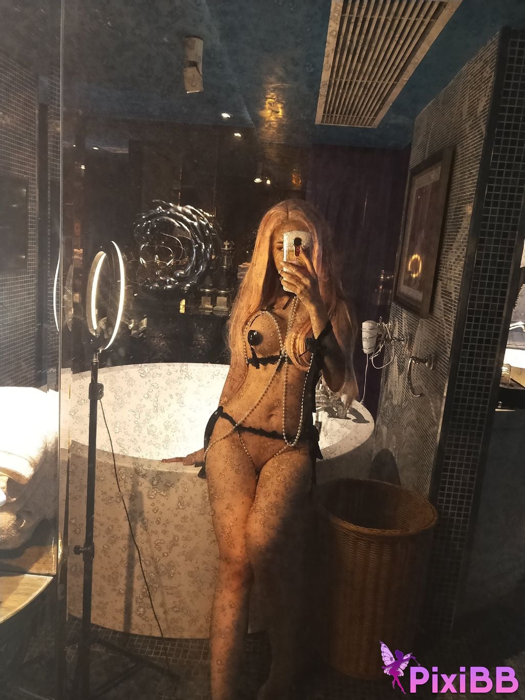 Cosplayer Titanium alloy TiTi pearl underwear PixiBB.COM 003