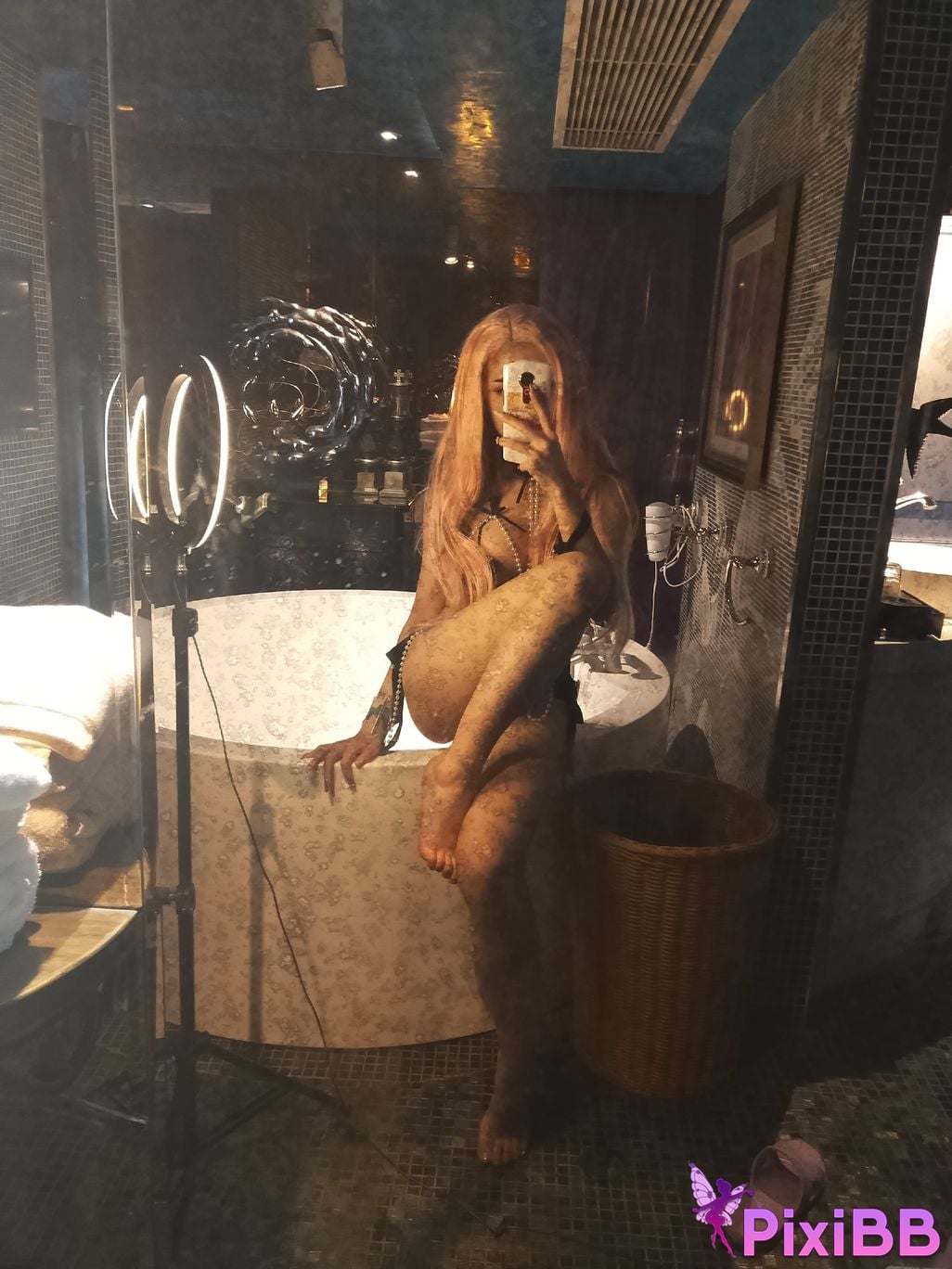 Cosplayer Titanium alloy TiTi pearl underwear PixiBB.COM 009