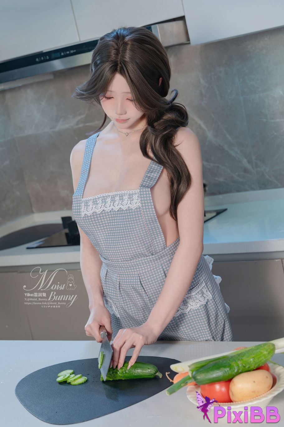 Cosplayer Sticky Dumpling Rabbit 2026 Year 03 monthly works mothers scent PixiBB.COM 037