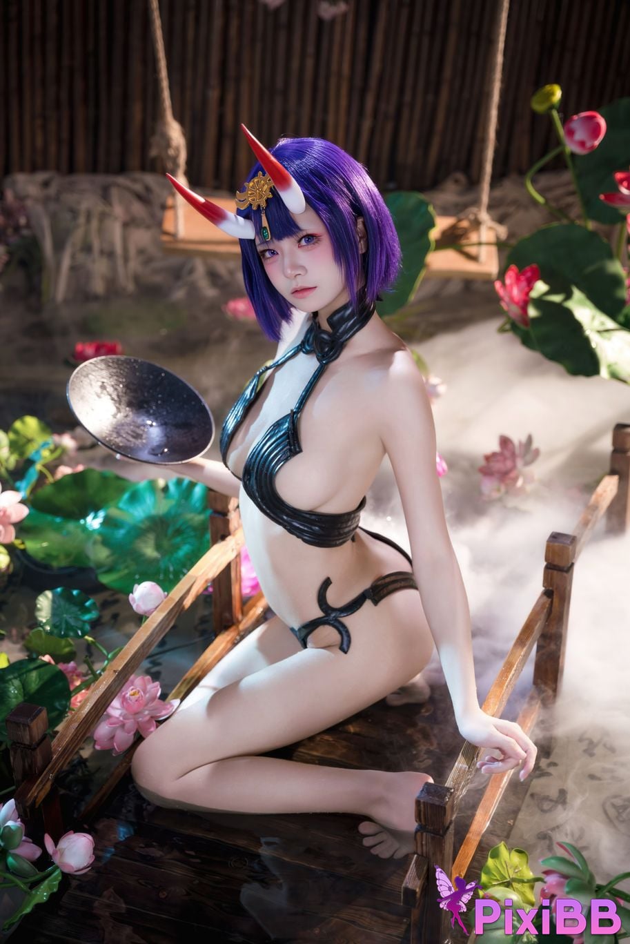 Cosplayer Jiuqi Meow FGO Drinking too much PixiBB.COM 050