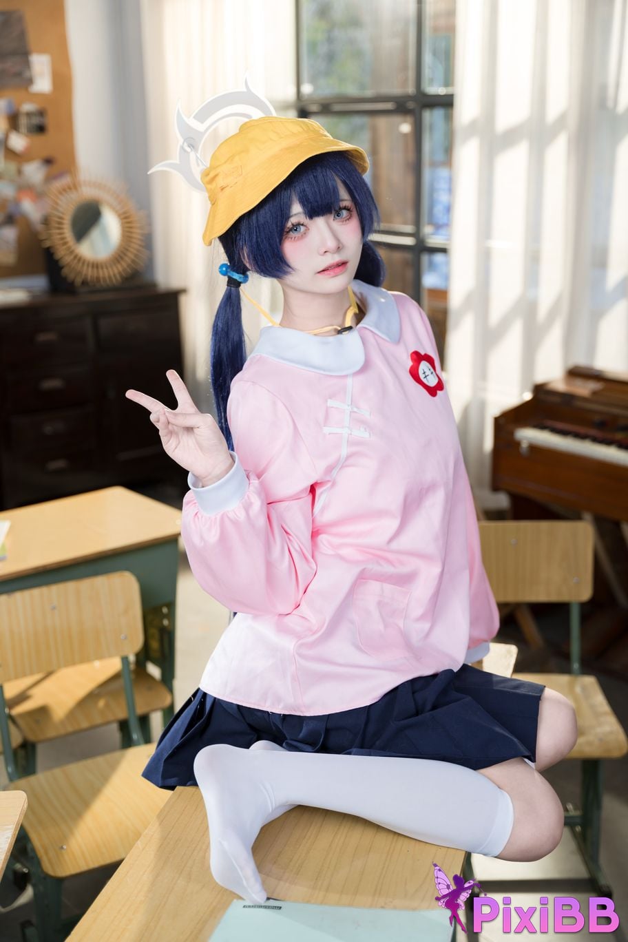 Cosplay Jiuqi Meow Blue Archives Feisaki Kindergarten PixiBB.COM 011