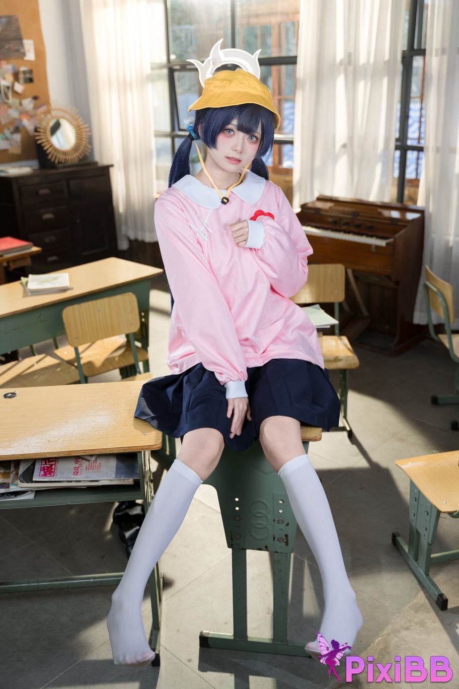 Cosplay Jiuqi Meow Blue Archives Feisaki Kindergarten PixiBB.COM 020