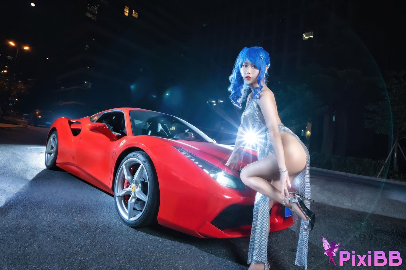 Cosplayer sprout o0 azur lane st louis dress PixiBB.COM 002