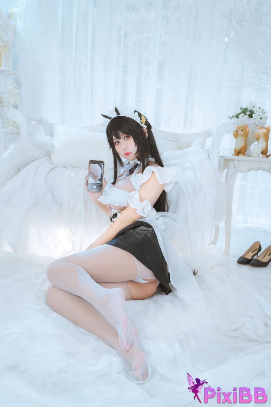 Cosplayer sprout o0 azur lane Not scratching the maid PixiBB.COM 001