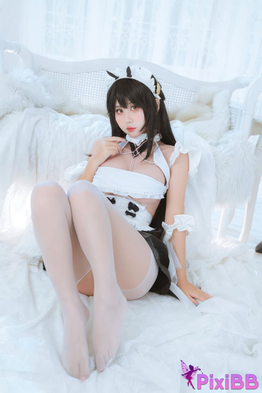 Cosplayer sprout o0 azur lane Not scratching the maid PixiBB.COM 011