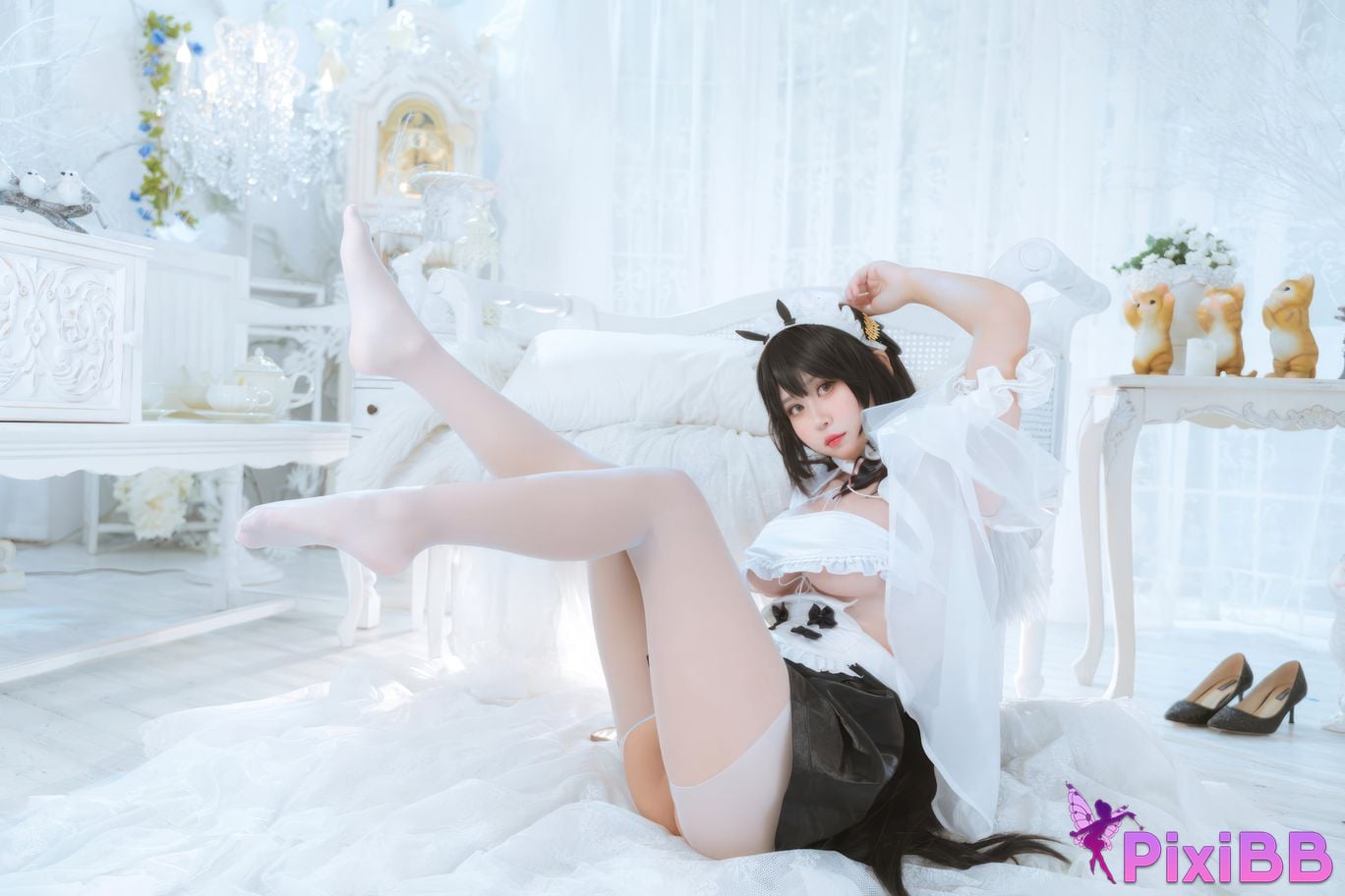 Cosplayer sprout o0 azur lane Not scratching the maid PixiBB.COM 013