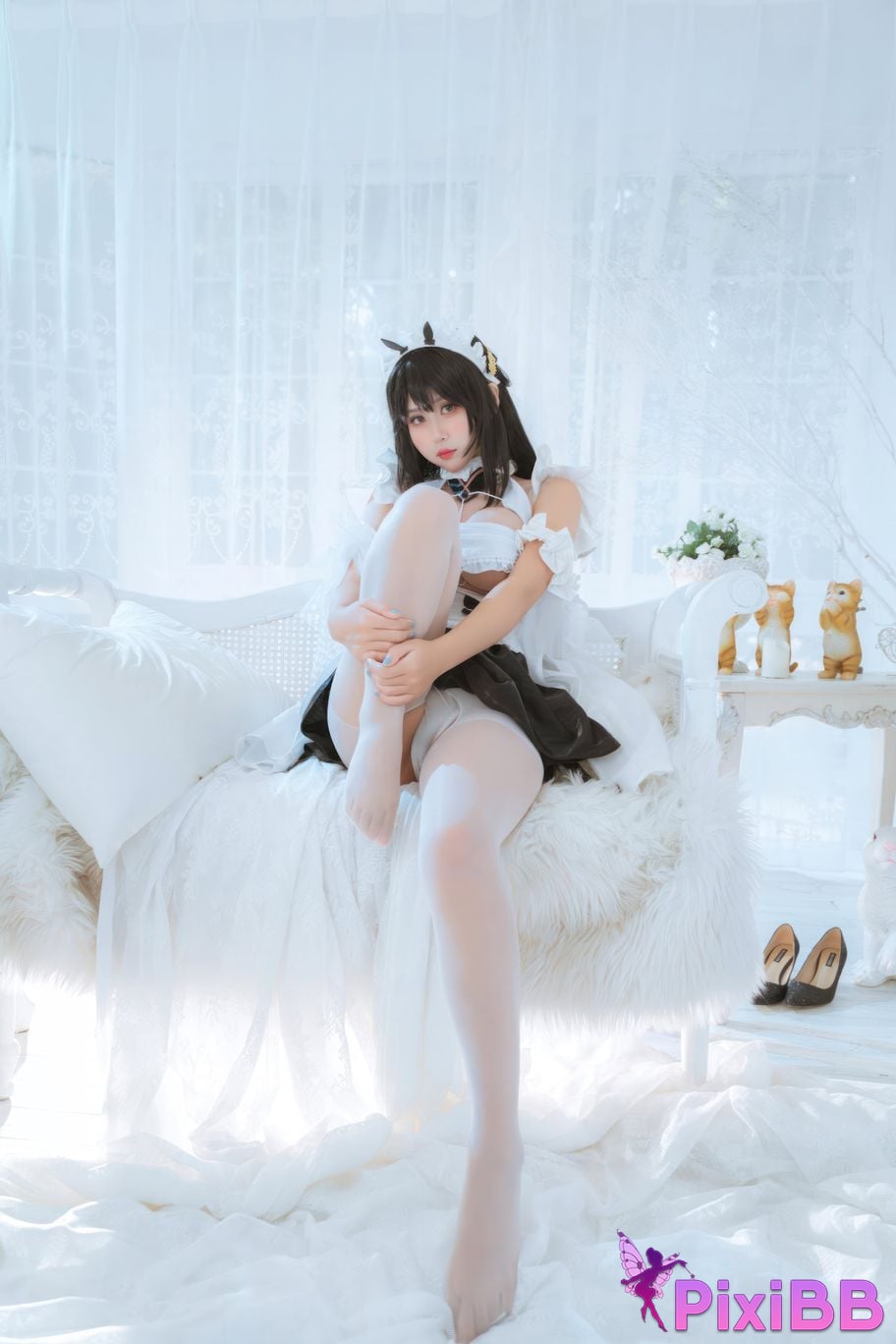 Cosplayer sprout o0 azur lane Not scratching the maid PixiBB.COM 026