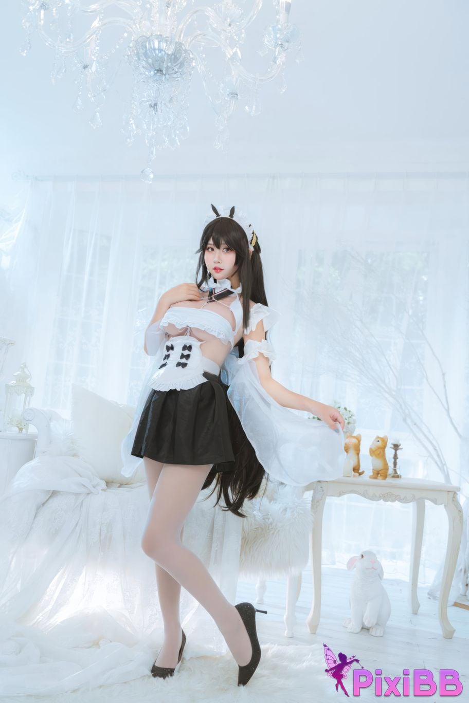 Cosplayer sprout o0 azur lane Not scratching the maid PixiBB.COM 030