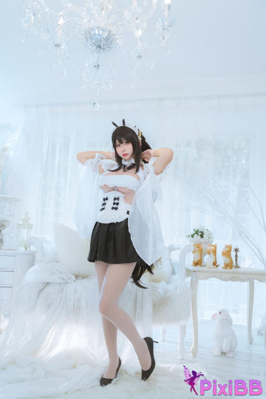 Cosplayer sprout o0 azur lane Not scratching the maid PixiBB.COM 031