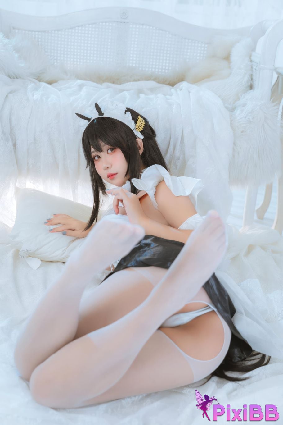 Cosplayer sprout o0 azur lane Not scratching the maid PixiBB.COM 034