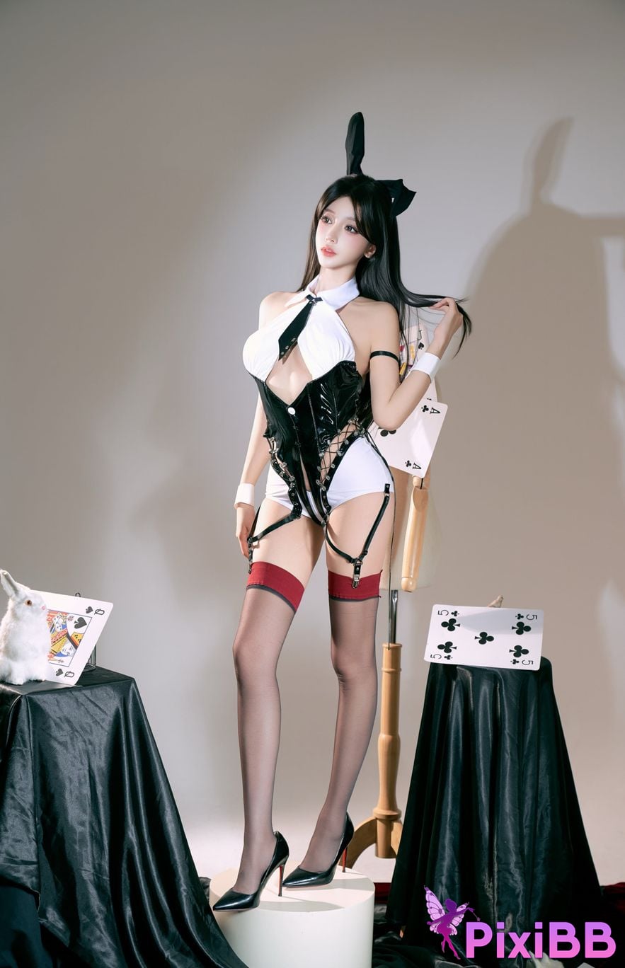 Cosplay Expired Rice Noodle Meow 25 Years of Chinese Valentines Limited Captain Picture Card Bunny Girl PixiBB.COM 042