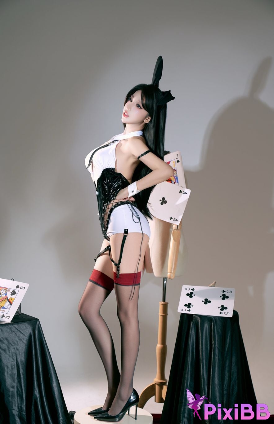 Cosplay Expired Rice Noodle Meow 25 Years of Chinese Valentines Limited Captain Picture Card Bunny Girl PixiBB.COM 046