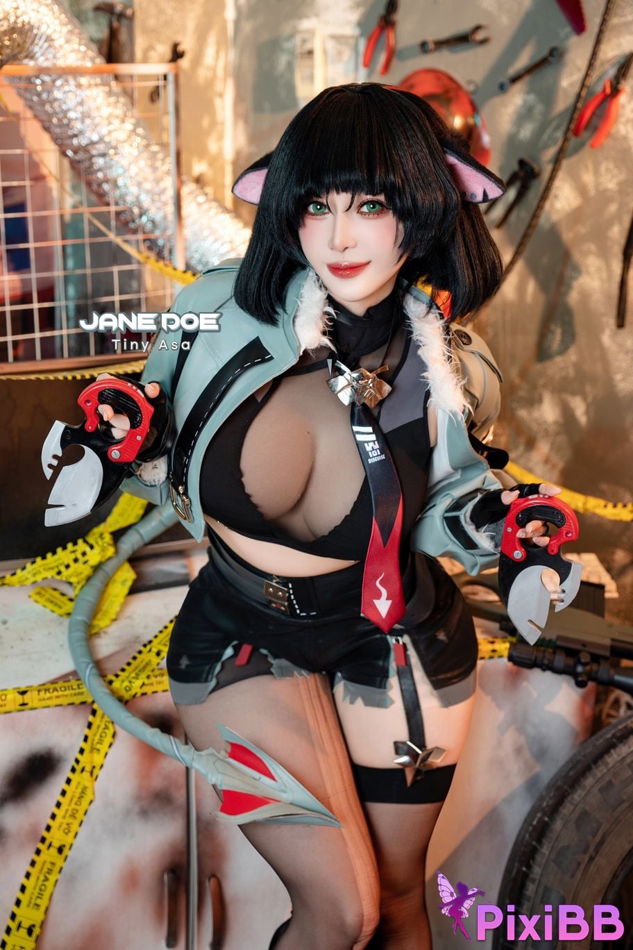 Cosplayer Tiny Asa Jane Doe Zenless Zone Zero absolute zero simple Du PixiBB.COM 002