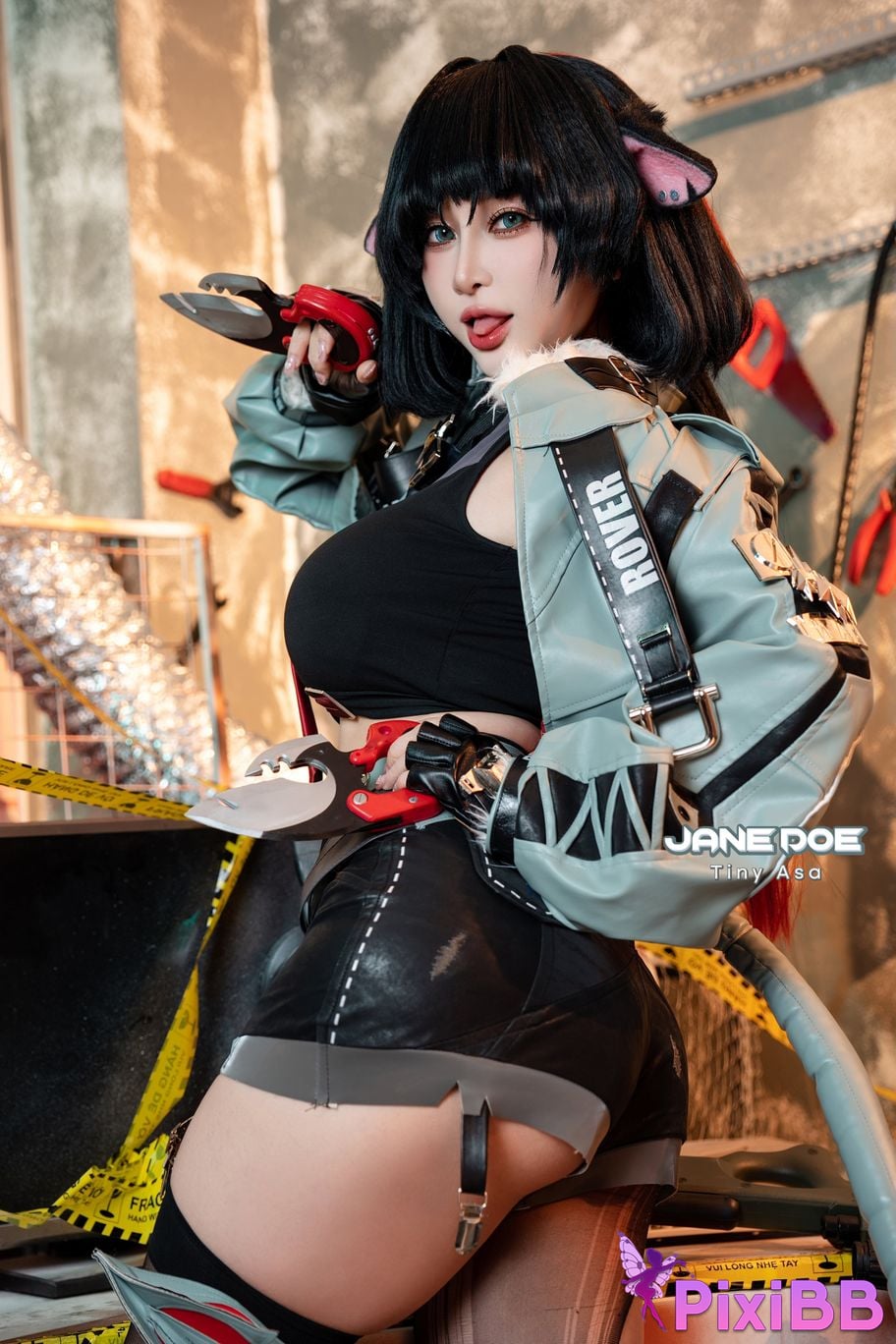 Cosplayer Tiny Asa Jane Doe Zenless Zone Zero absolute zero simple Du PixiBB.COM 004