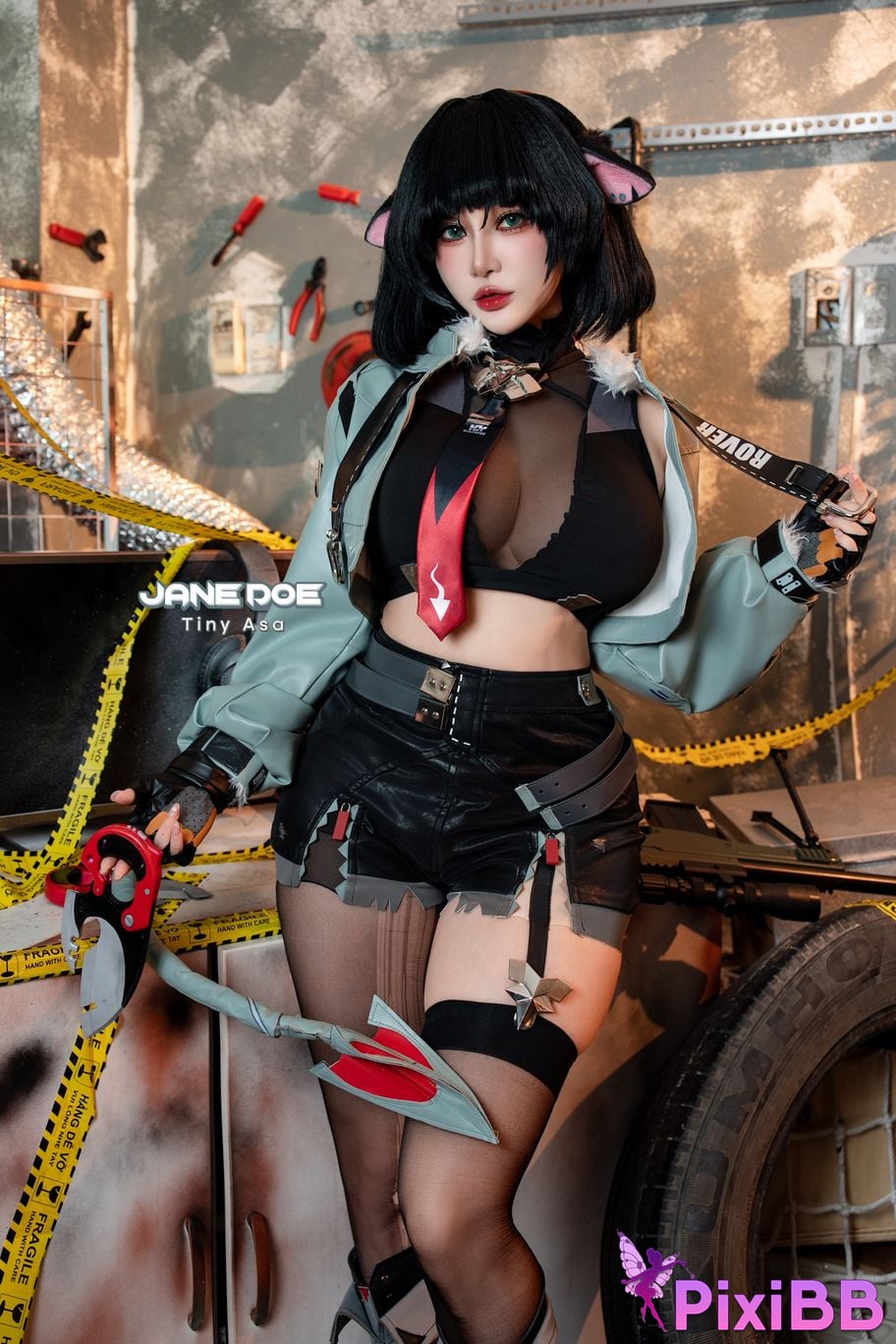 Cosplayer Tiny Asa Jane Doe Zenless Zone Zero absolute zero simple Du PixiBB.COM 032