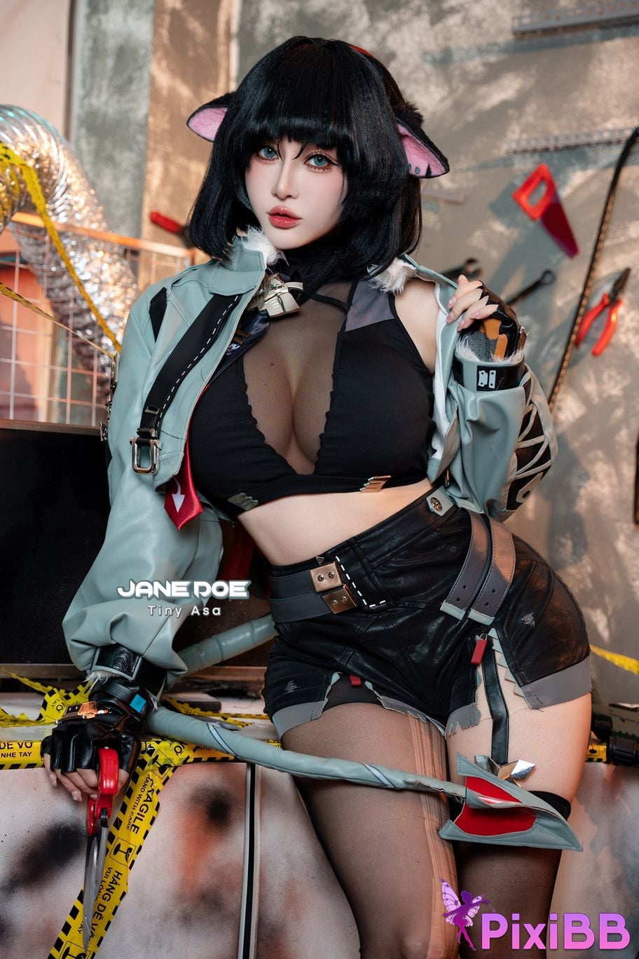 Cosplayer Tiny Asa Jane Doe Zenless Zone Zero absolute zero simple Du PixiBB.COM 043