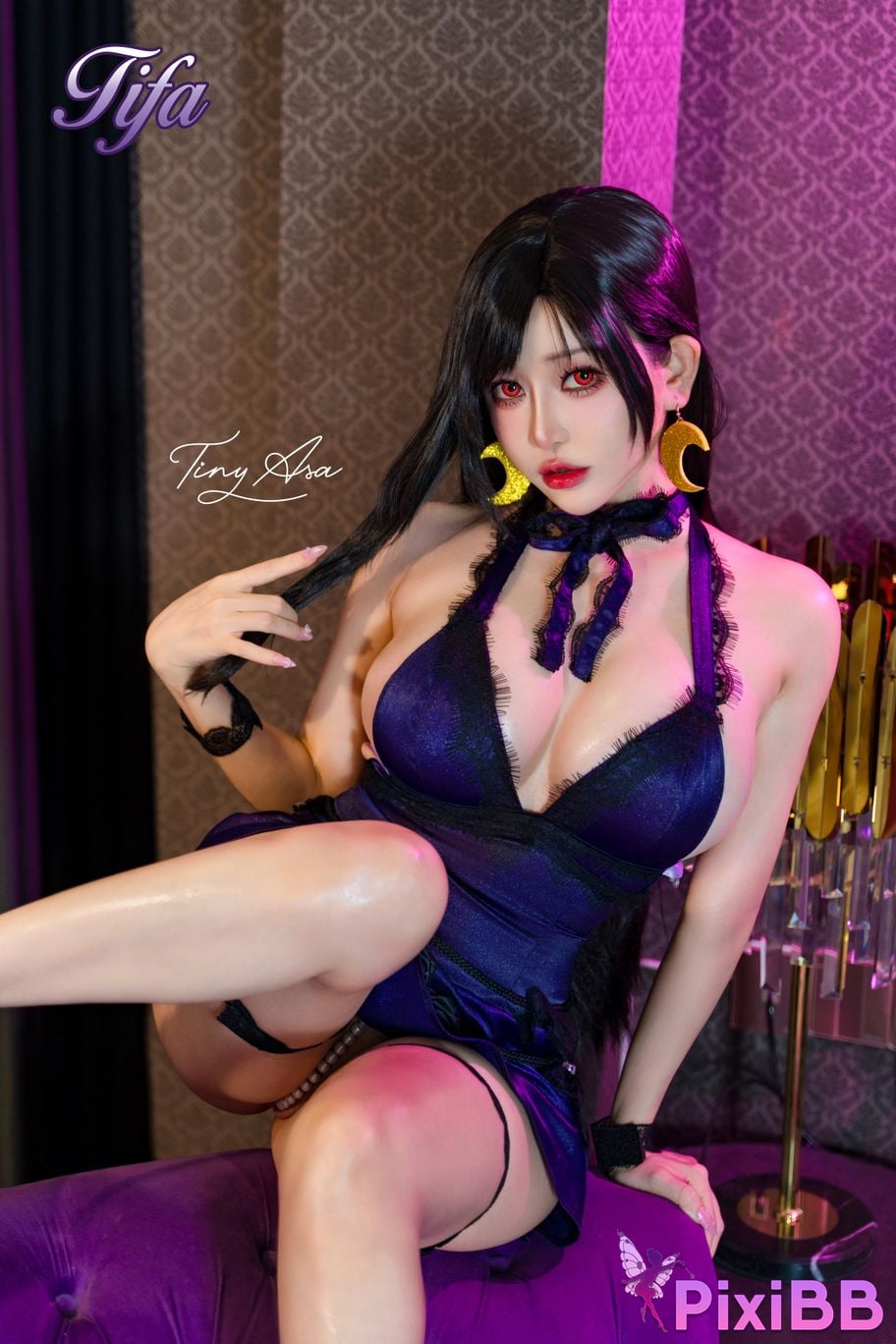 Coser Tiny Asa Tifa Lockhart Final Fantasy PixiBB.COM 004