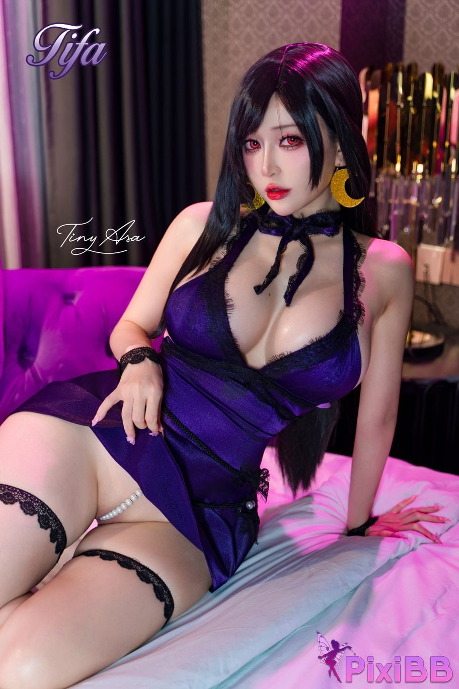 Coser Tiny Asa Tifa Lockhart Final Fantasy PixiBB.COM 016