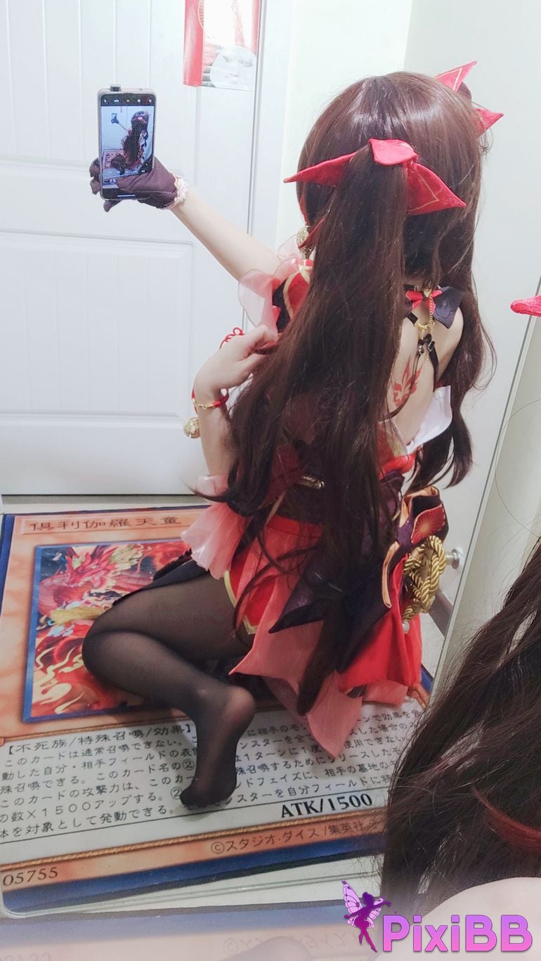 Cosplayer white oak Shirly Collapse Stardome Railway firework PixiBB.COM 003