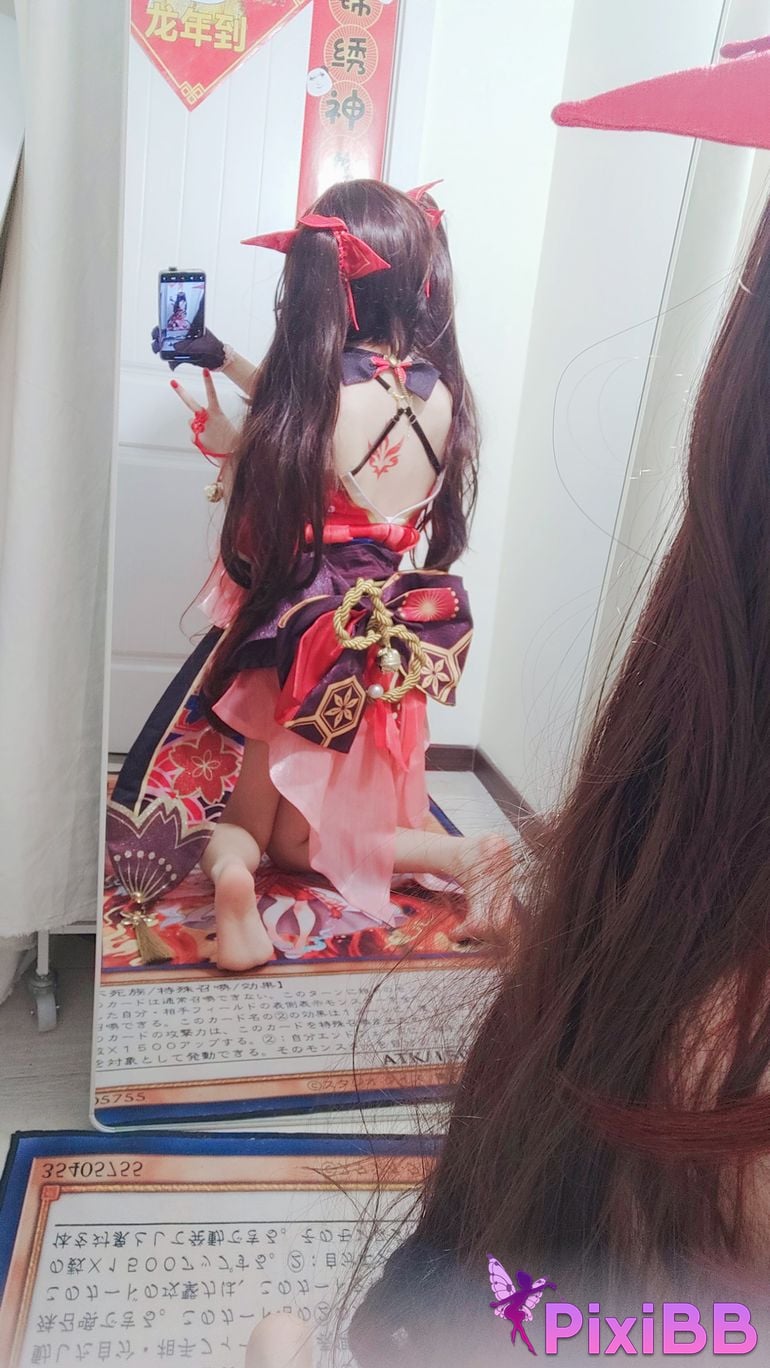 Cosplayer white oak Shirly Collapse Stardome Railway firework PixiBB.COM 004