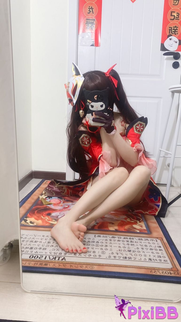 Cosplayer white oak Shirly Collapse Stardome Railway firework PixiBB.COM 008