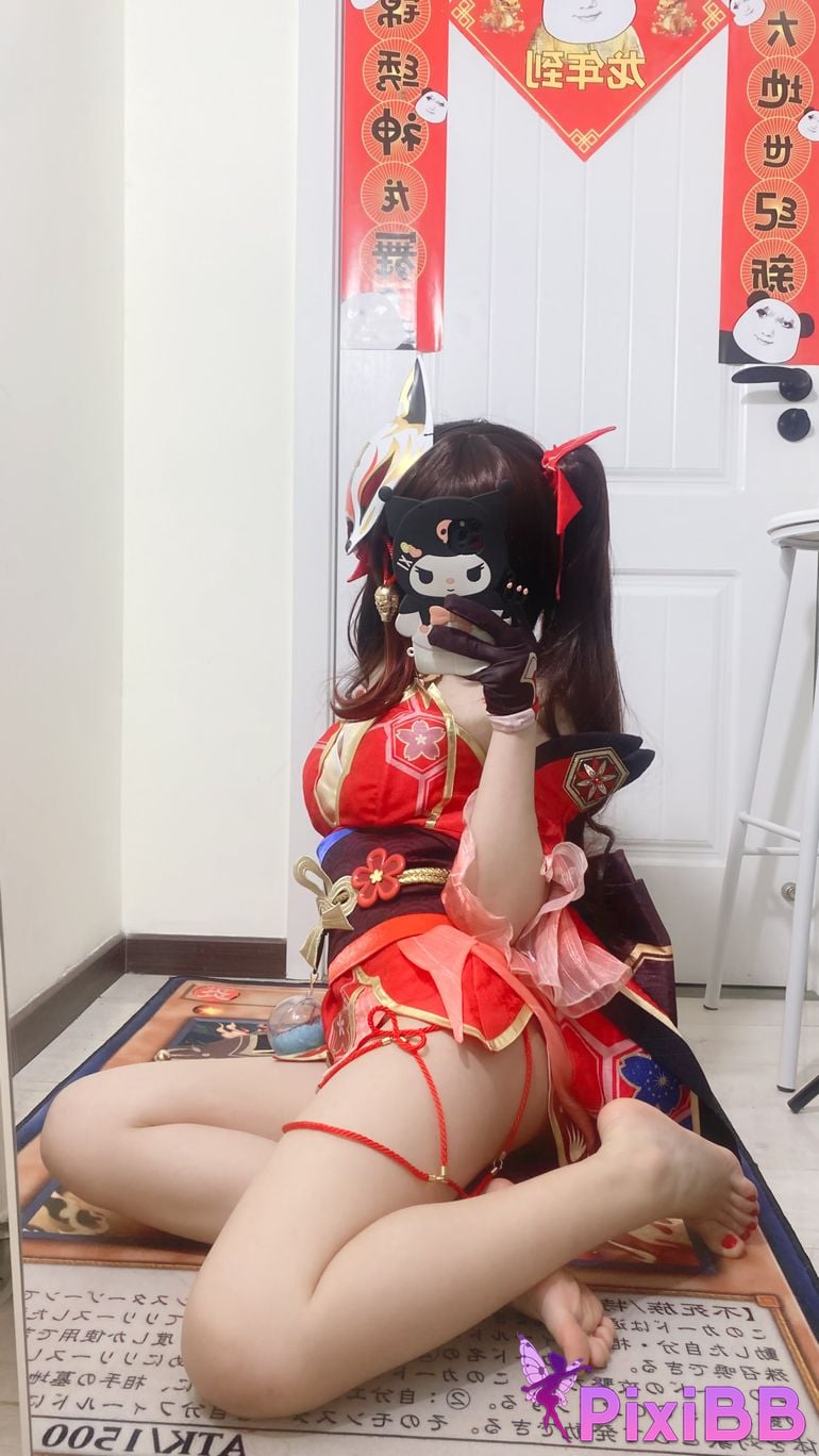 Cosplayer white oak Shirly Collapse Stardome Railway firework PixiBB.COM 011