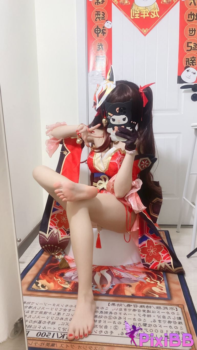 Cosplayer white oak Shirly Collapse Stardome Railway firework PixiBB.COM 014