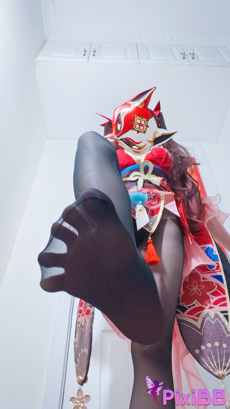 Cosplayer white oak Shirly Collapse Stardome Railway firework PixiBB.COM 030