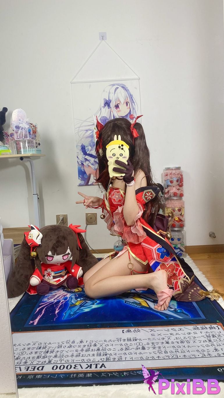 Cosplayer white oak Shirly Collapse Stardome Railway firework PixiBB.COM 034