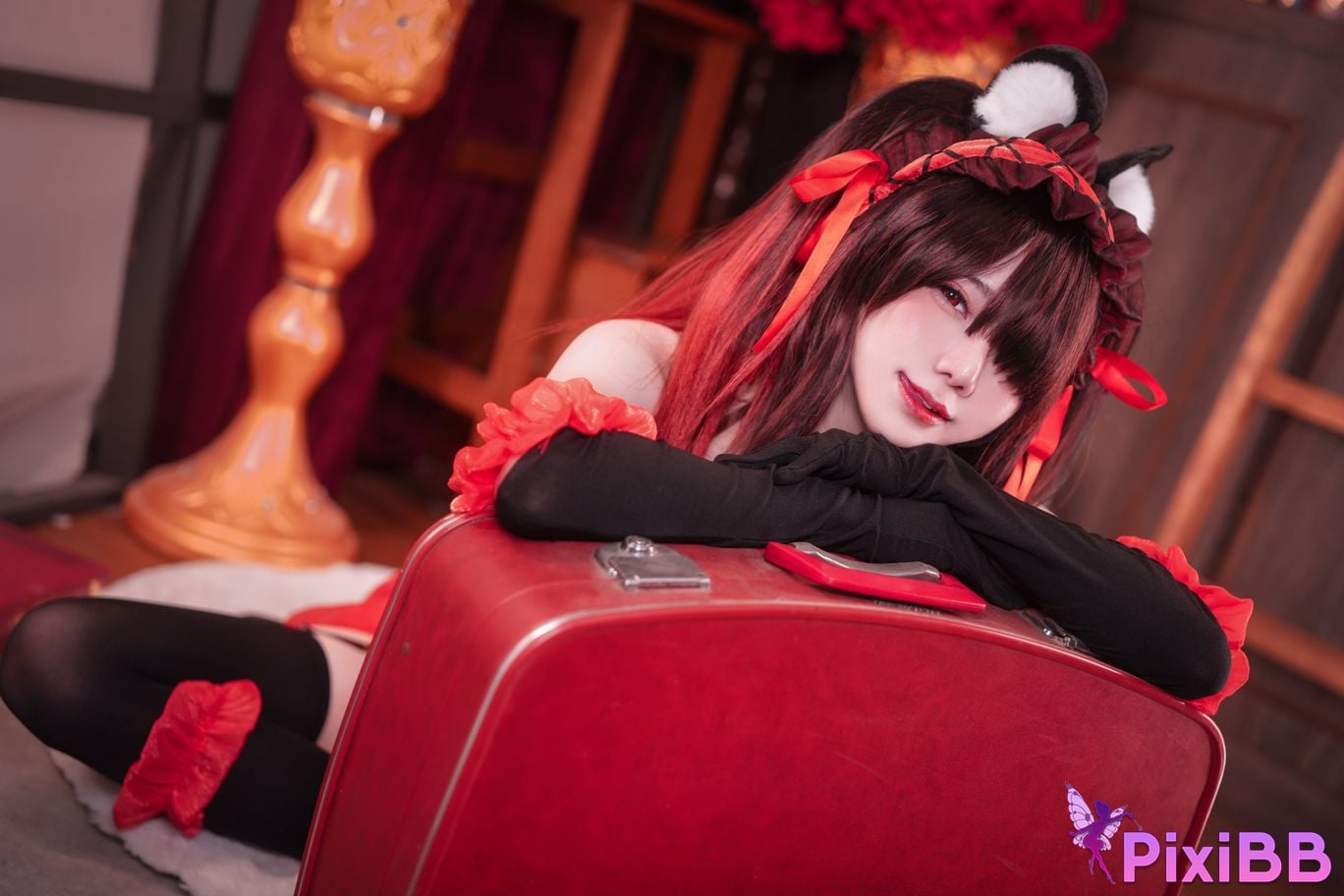 Cosplayer Sally Dora Snow Dorasnow Kurumi Cat Bunny Girl PixiBB.COM 014