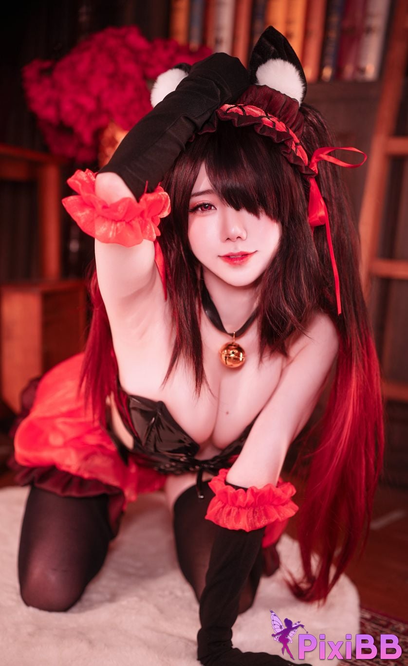 Cosplayer Sally Dora Snow Dorasnow Kurumi Cat Bunny Girl PixiBB.COM 016