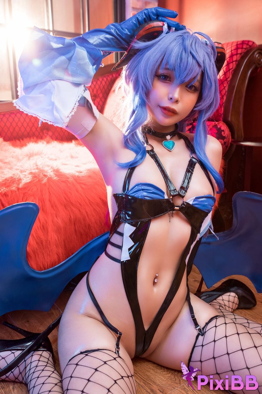 Umeko J Ganyu Succubus PixiBB.COM 12