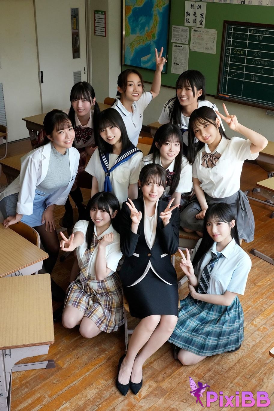 Japanese Idol Amau Kisumi Tian Yu Xi Chun zeroichi school season 2 PixiBB.COM 038