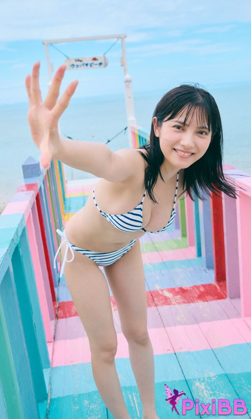 Japanese Idol Momotsuki Nashiko Large scale photo book ENJOY SUMMER Weekly Play PHOTO BOOK PixiBB.COM 067