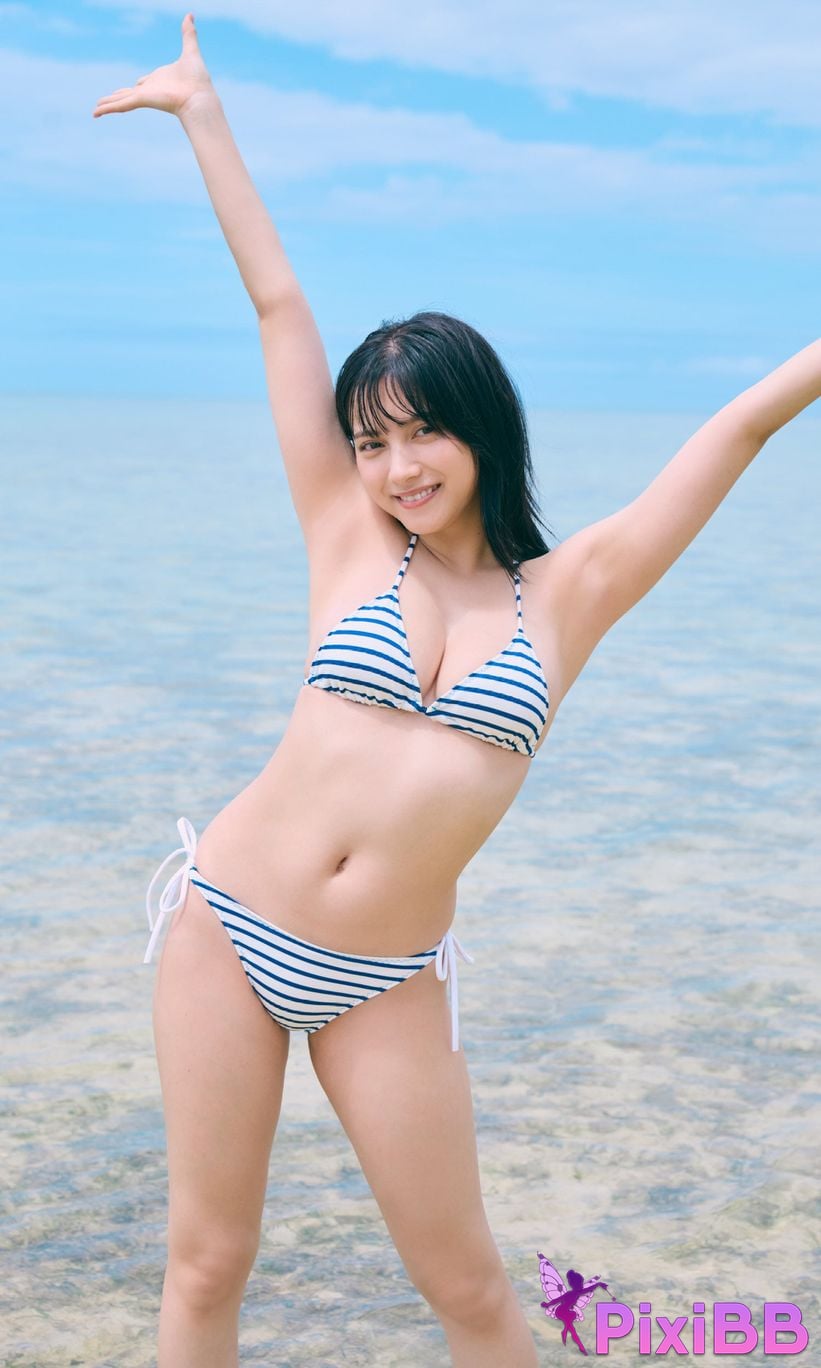 Japanese Idol Momotsuki Nashiko Large scale photo book ENJOY SUMMER Weekly Play PHOTO BOOK PixiBB.COM 086