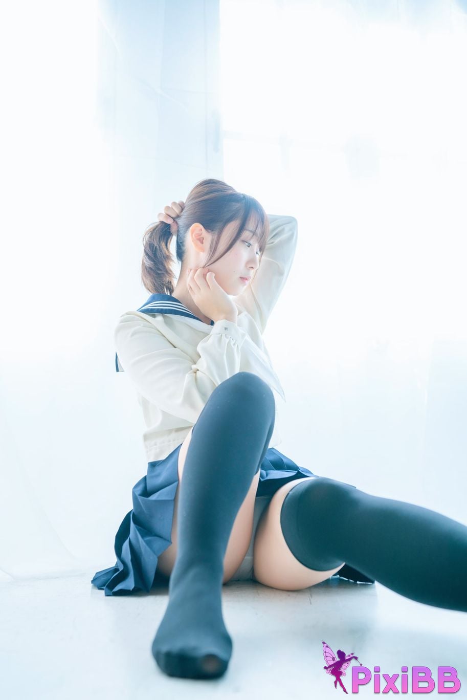 Japanese Idol Moe Iori Alien who loves Pants Tomoe is urgently invited to Iorins skirt ROM PixiBB.COM 008