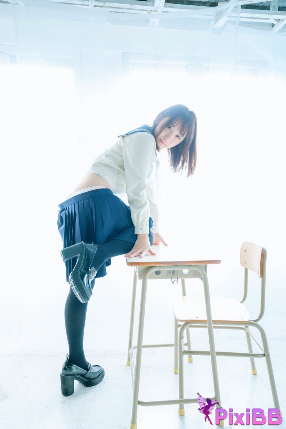 Japanese Idol Moe Iori Alien who loves Pants Tomoe is urgently invited to Iorins skirt ROM PixiBB.COM 039