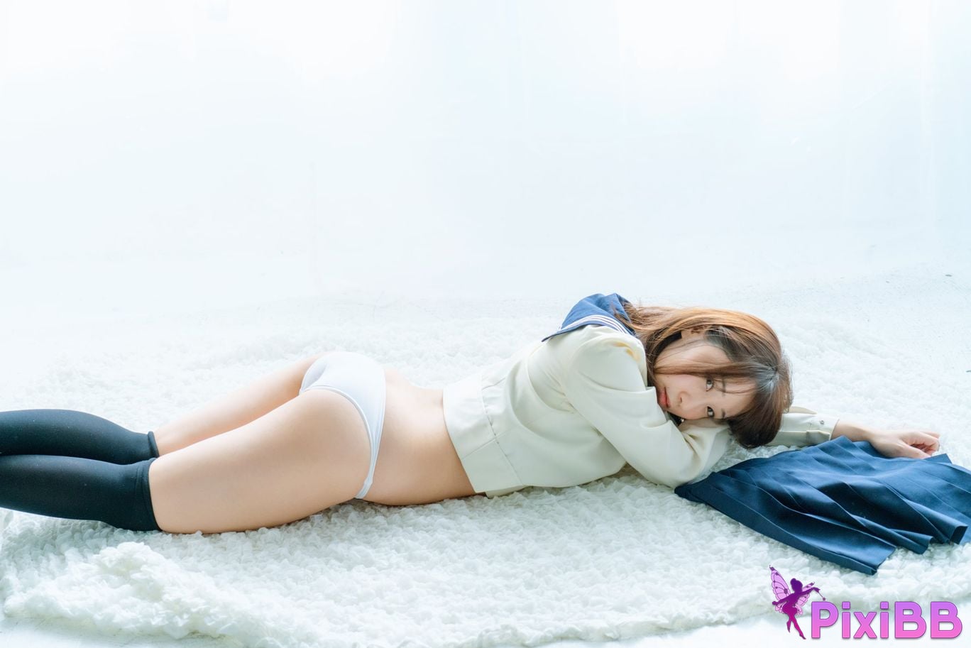 Japanese Idol Moe Iori Alien who loves Pants Tomoe is urgently invited to Iorins skirt ROM PixiBB.COM 092