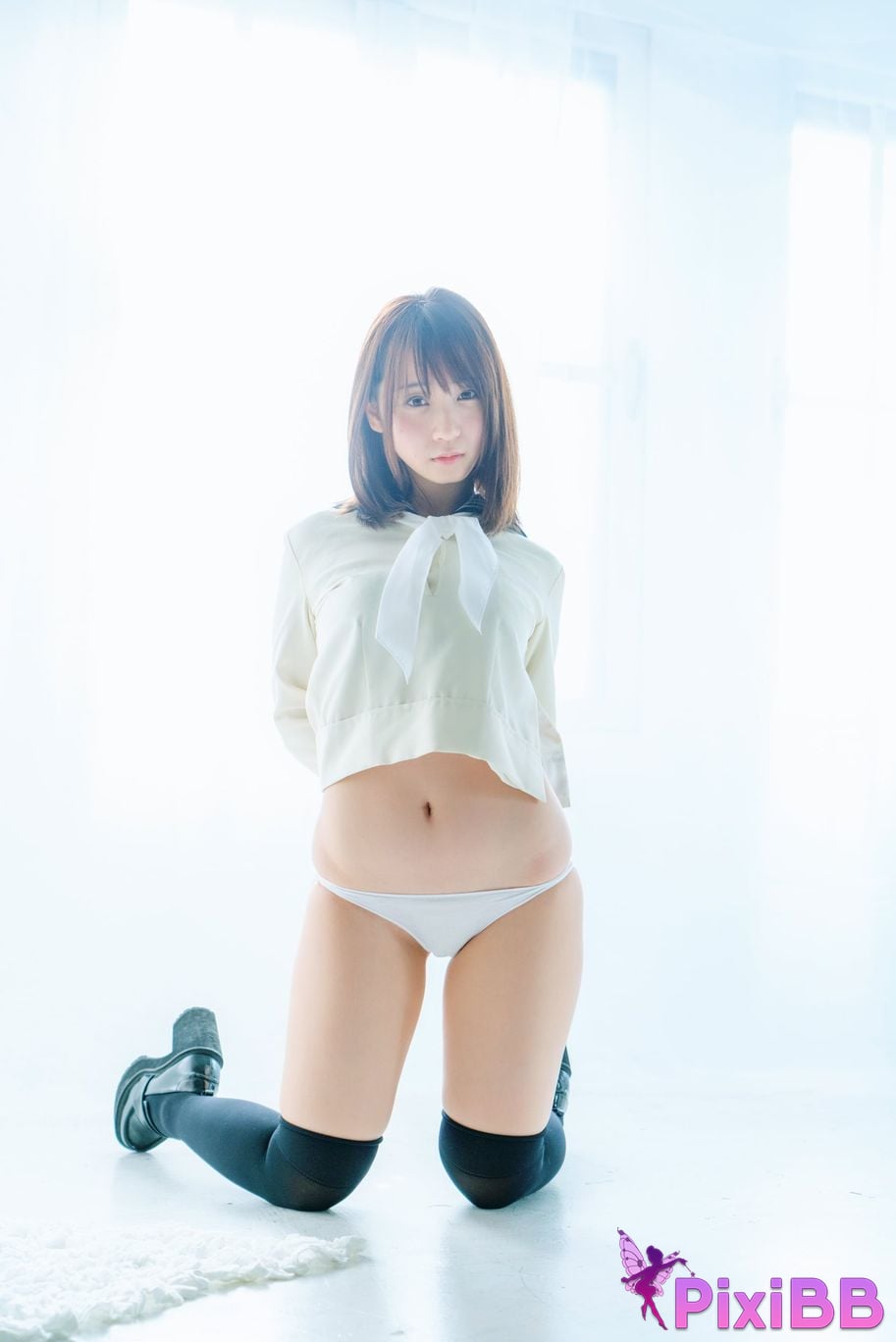 Japanese Idol Moe Iori Alien who loves Pants Tomoe is urgently invited to Iorins skirt ROM PixiBB.COM 112