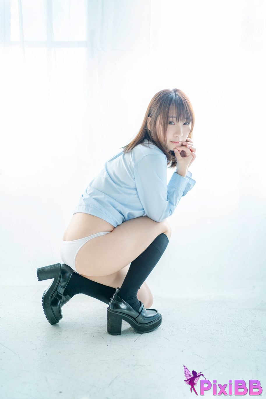 Japanese Idol Moe Iori Alien who loves Pants Tomoe is urgently invited to Iorins skirt ROM PixiBB.COM 123