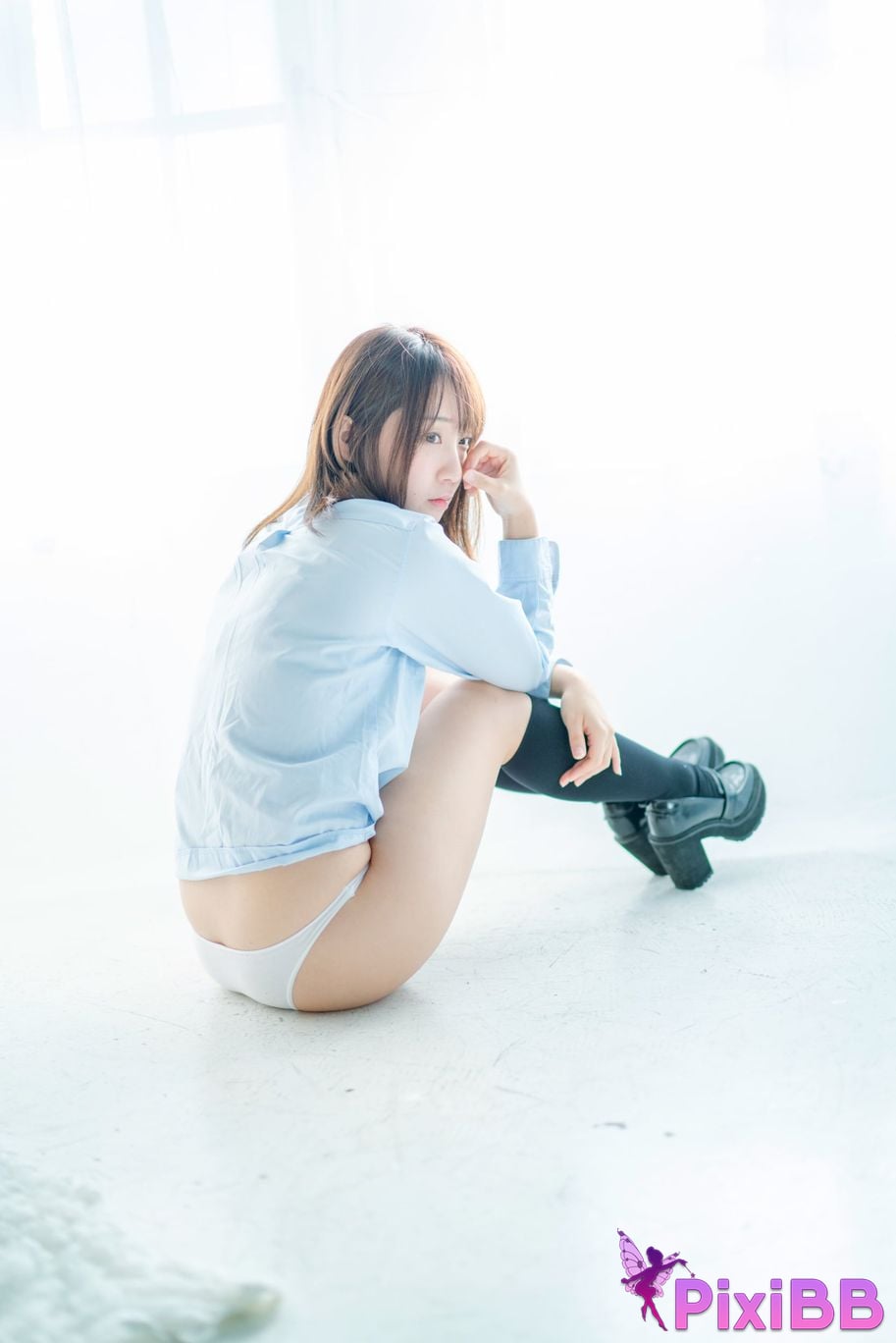 Japanese Idol Moe Iori Alien who loves Pants Tomoe is urgently invited to Iorins skirt ROM PixiBB.COM 130