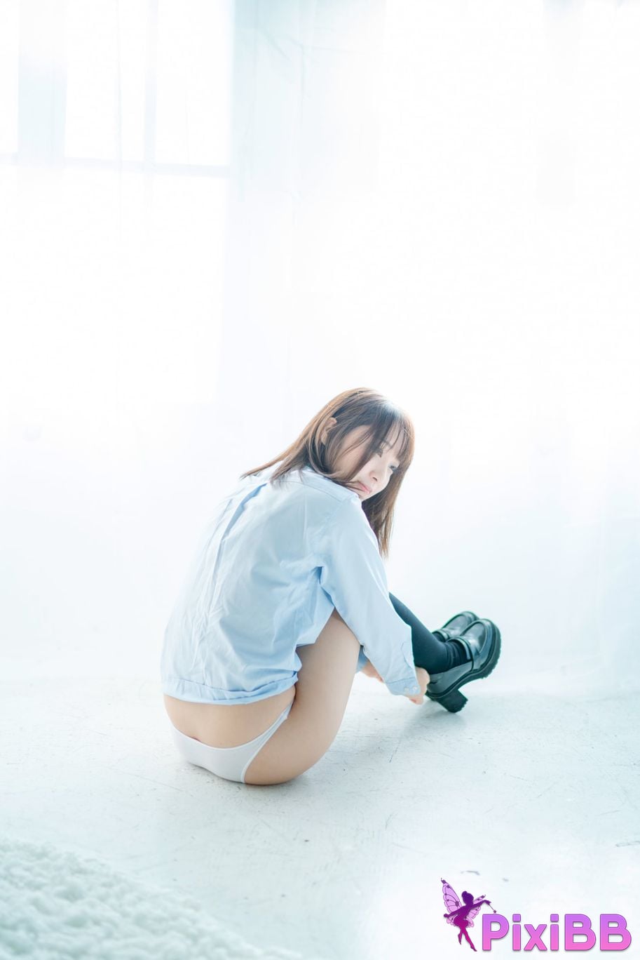 Japanese Idol Moe Iori Alien who loves Pants Tomoe is urgently invited to Iorins skirt ROM PixiBB.COM 131