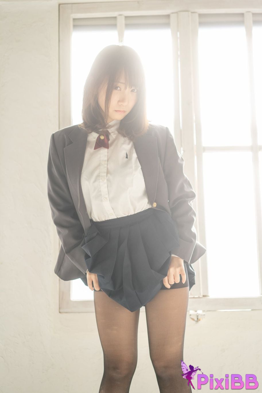 Japanese Idol Moe Iori Alien who loves Pants Tomoe is urgently invited to Iorins skirt ROM PixiBB.COM 198