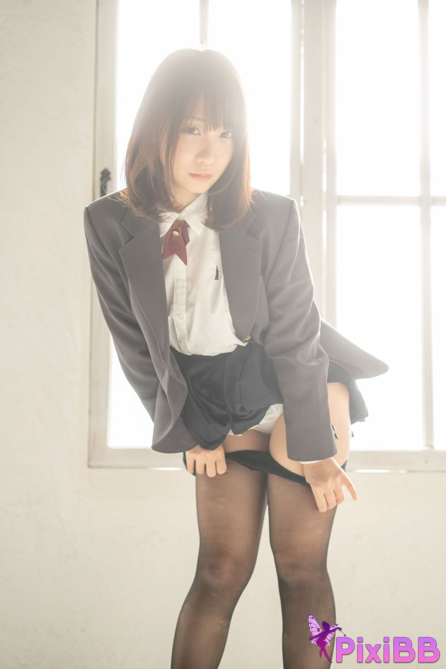 Japanese Idol Moe Iori Alien who loves Pants Tomoe is urgently invited to Iorins skirt ROM PixiBB.COM 199