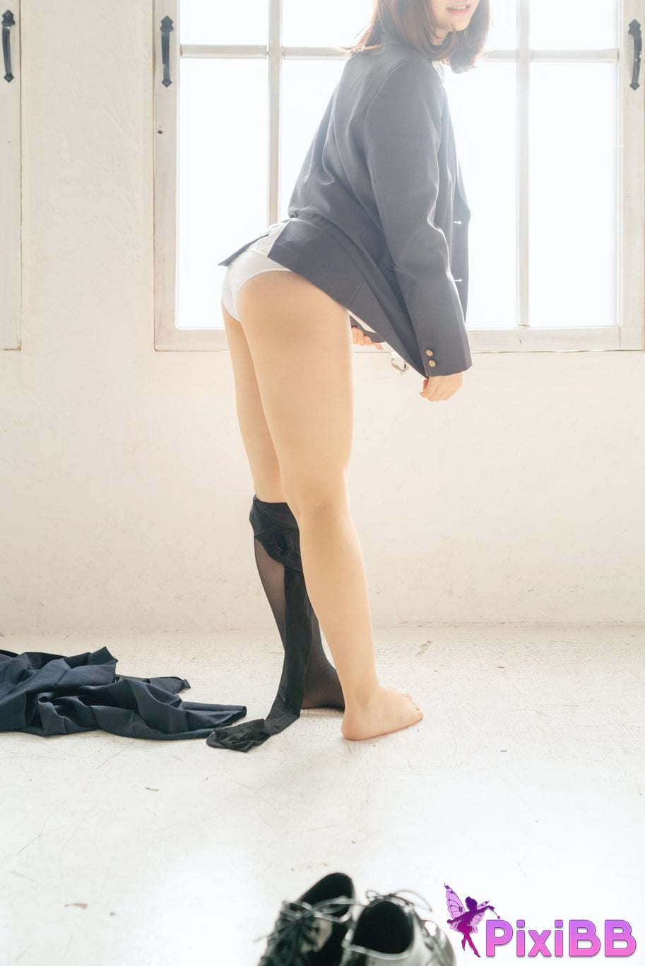 Japanese Idol Moe Iori Alien who loves Pants Tomoe is urgently invited to Iorins skirt ROM PixiBB.COM 203