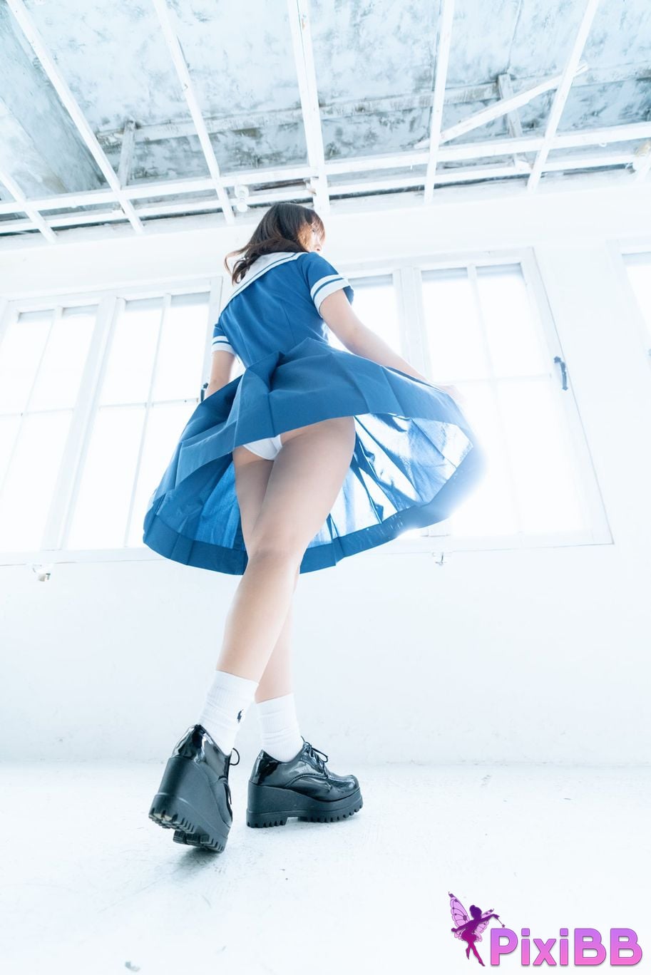 Japanese Idol Moe Iori Alien who loves Pants Tomoe is urgently invited to Iorins skirt ROM PixiBB.COM 216