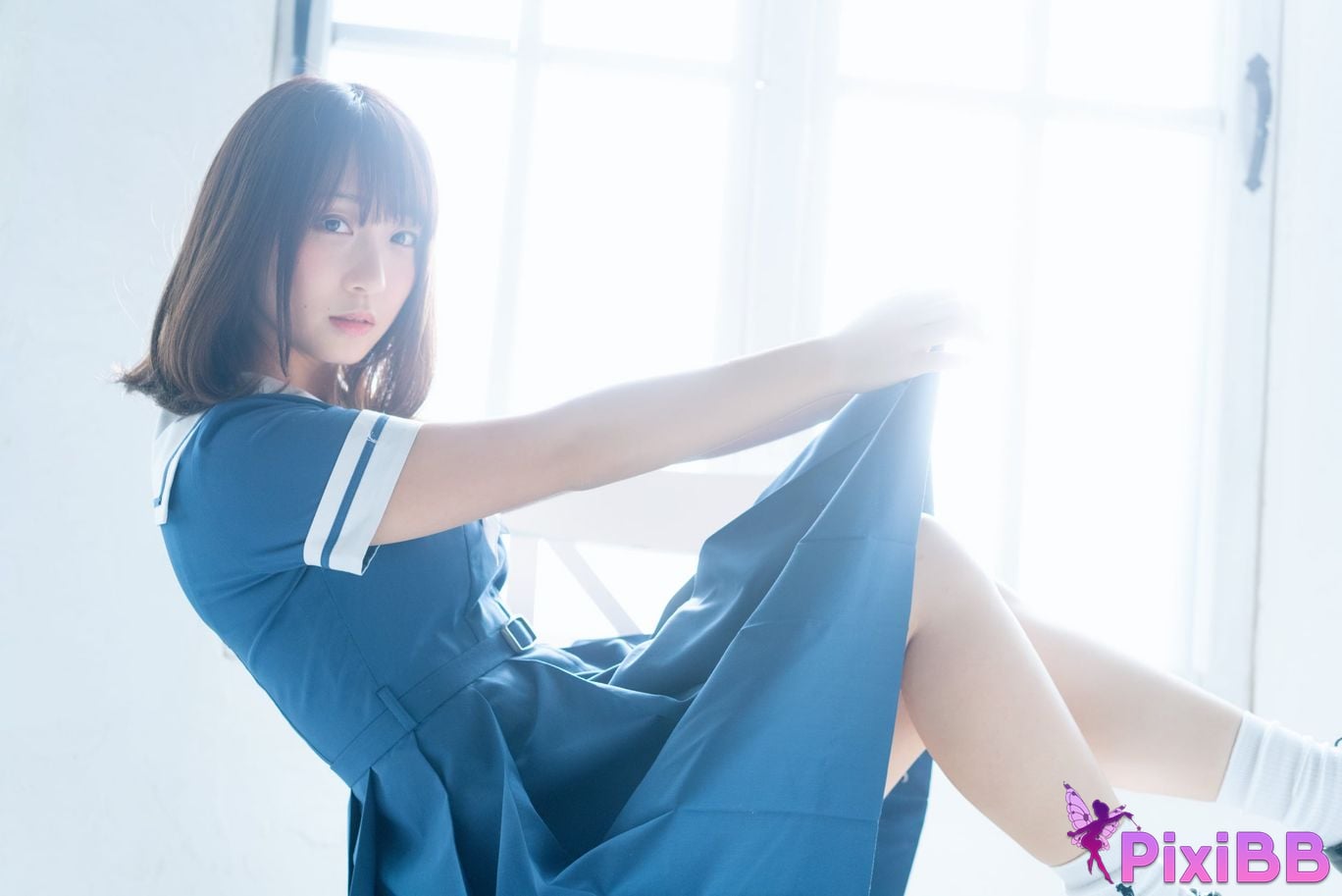 Japanese Idol Moe Iori Alien who loves Pants Tomoe is urgently invited to Iorins skirt ROM PixiBB.COM 224