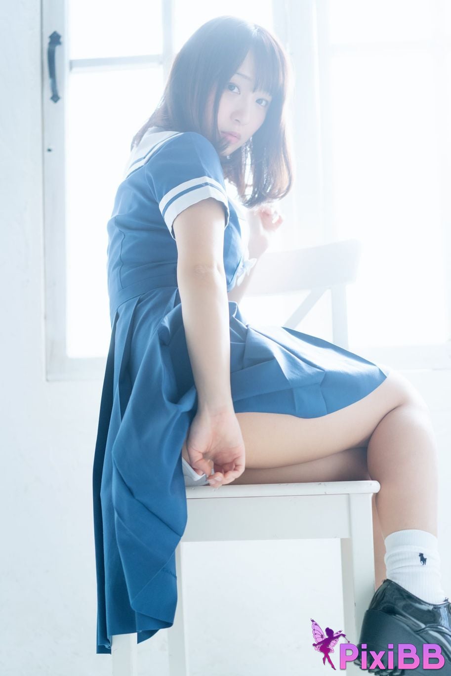 Japanese Idol Moe Iori Alien who loves Pants Tomoe is urgently invited to Iorins skirt ROM PixiBB.COM 226