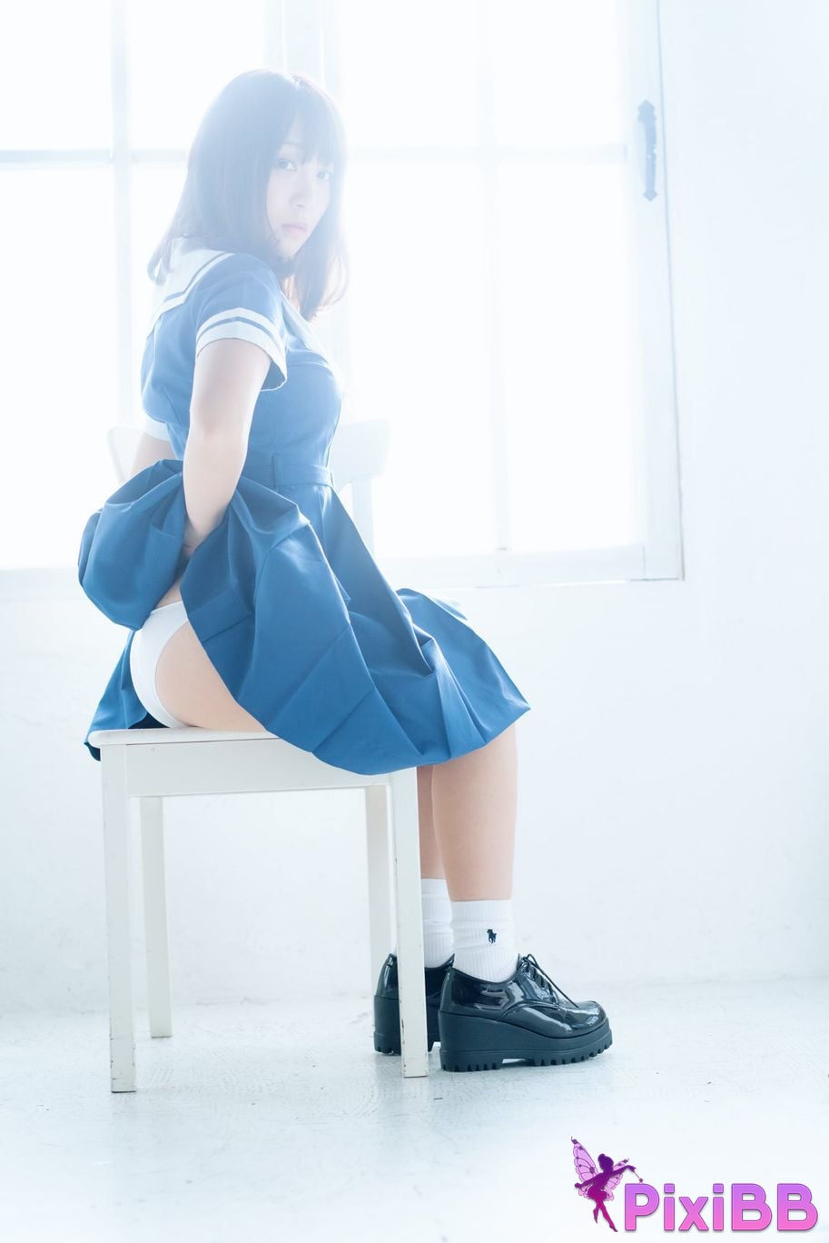 Japanese Idol Moe Iori Alien who loves Pants Tomoe is urgently invited to Iorins skirt ROM PixiBB.COM 227